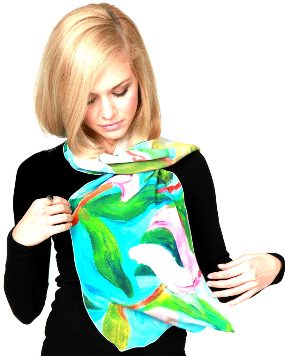 ABO London scarves. Available to purchase on the 19th.