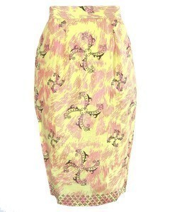 Fair Trade African Print Pencil Skirt by Fair+True