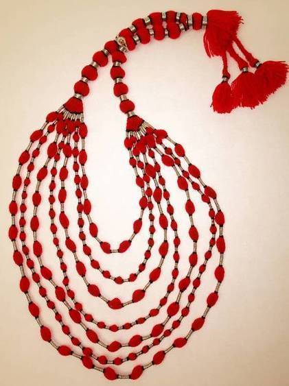 Inaaya Red Sindoor Durri Necklace Inaaya Red Sindoor Durri Necklace