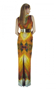 Omega Dress Flame by Eden Diodati (Back)