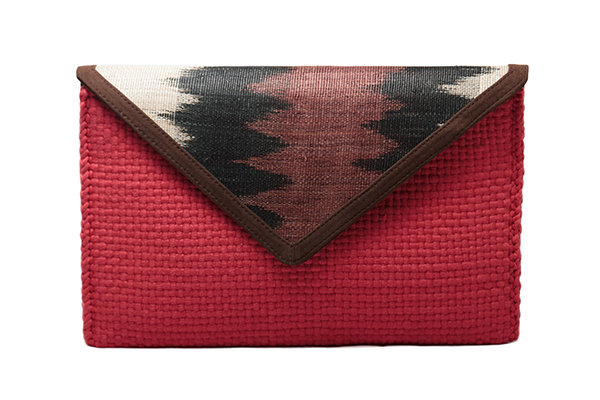 Rags2Riches clutches. Available to purchase on 19th.