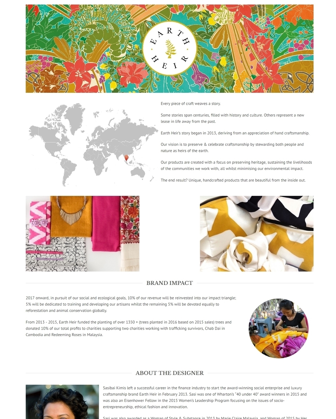 Earth Heir - a sustainable accessory brand from Malaysia
